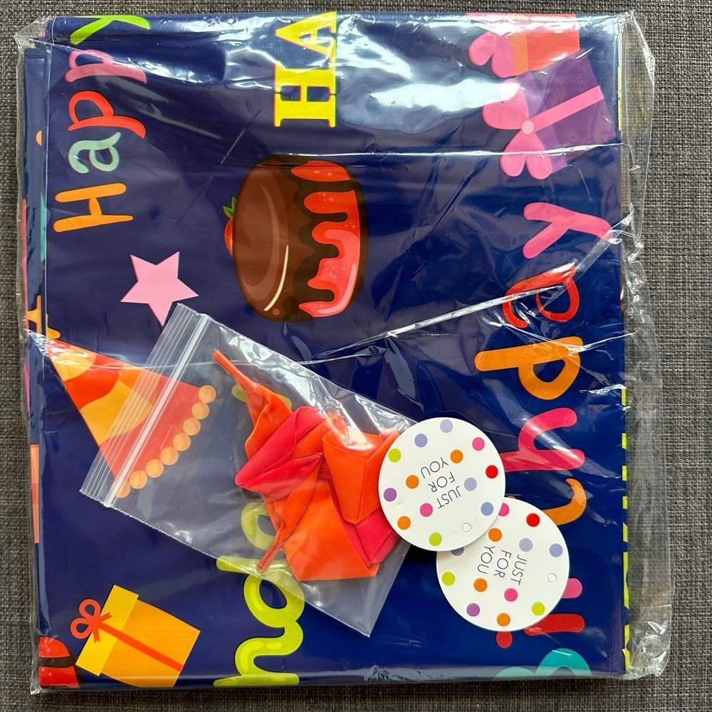Birthday Gift Bags | Extra Large 70”x40” | Party Supplies